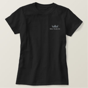 Pageant Crown Embroidered T-Shirt
