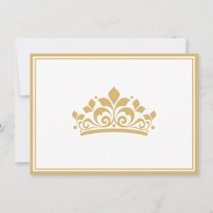 Pageant Crown Flat Note Card