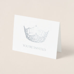 Pageant Crown Foil Note Card