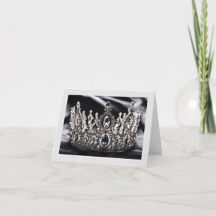Pageant Crown Folded Note Card