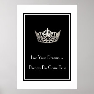 Pageant Crown Live Your Dreams Poster