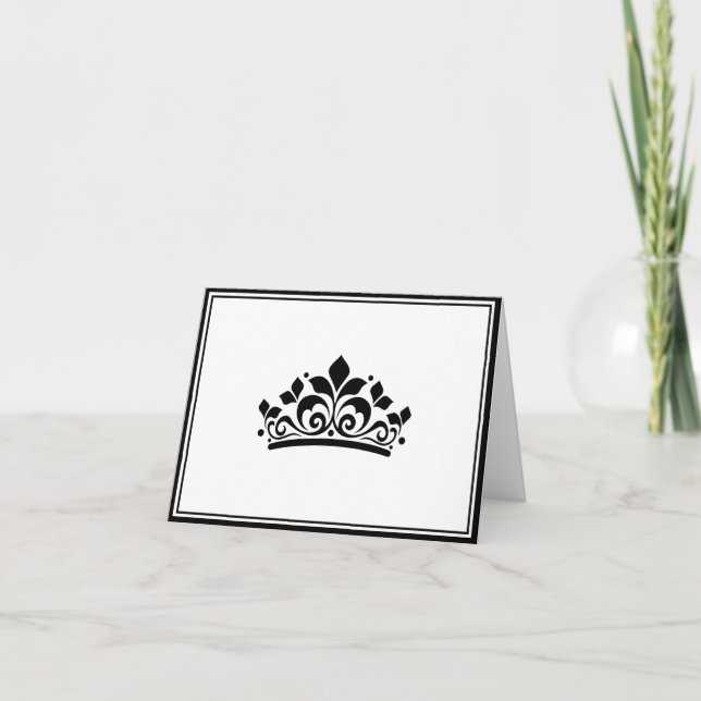 Pageant Crown Note Card (Front)