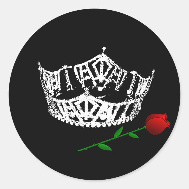 Pageant Crown Sticker (Front)