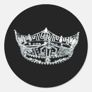 Pageant Crown Stickers