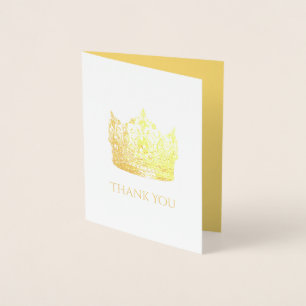 Pageant Crown Thank You Card