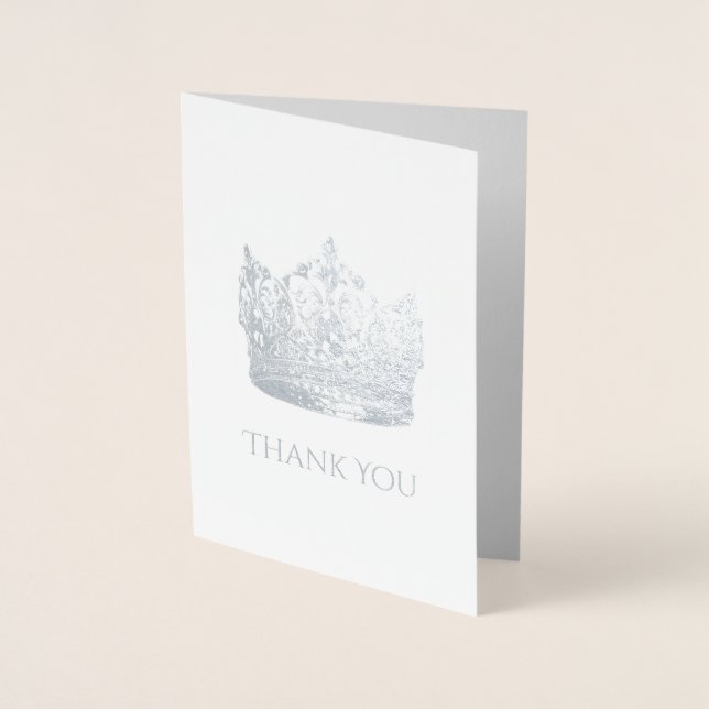 Pageant Crown Thank You Card (Front)