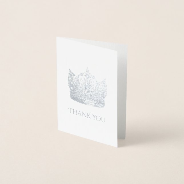 Pageant Crown Thank You Card (Front)