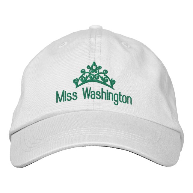 Pageant Custom Embroidered Baseball Cap (Front)