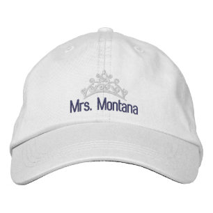 Pageant Custom Embroidered Baseball Cap