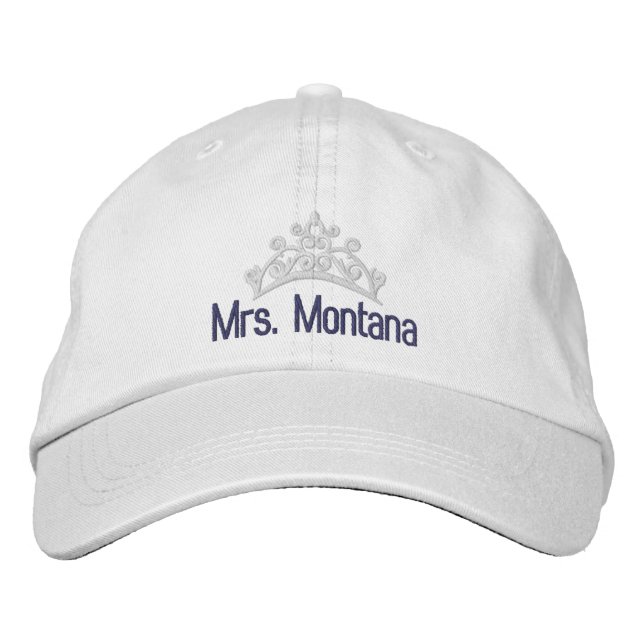 Pageant Custom Embroidered Baseball Cap (Front)