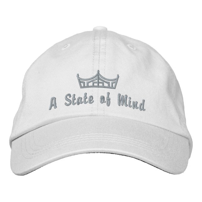 Pageant Custom Embroidered Baseball Cap USA (Front)