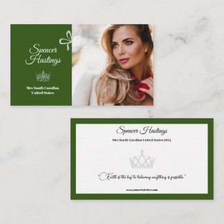 Pageant Essentials  Business Card