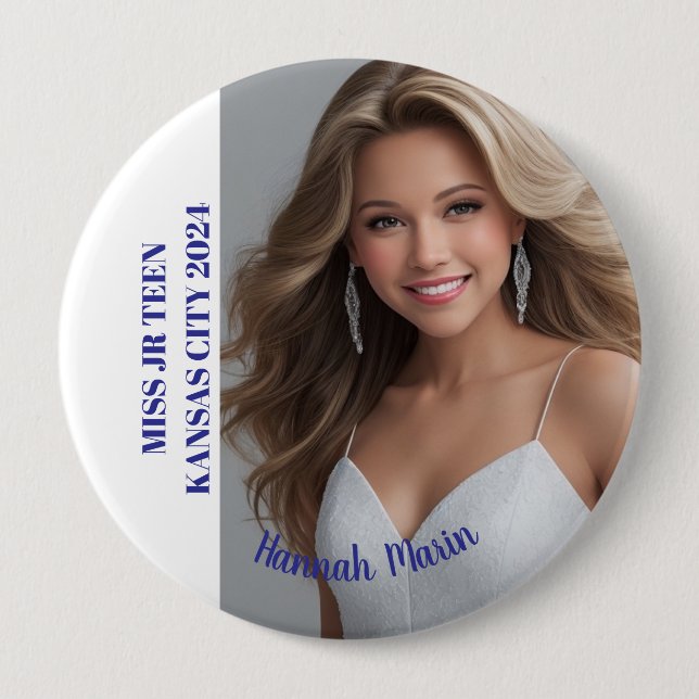 Pageant Essentials Button Pin (Front)