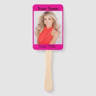 Pageant Fan - Pic on Stick!
