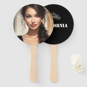 Pageant Fan Wavers Minimal Style Contestant Fans