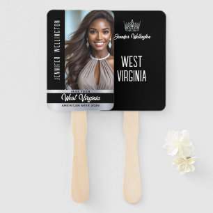 Pageant Fan Wavers   Onyx Shine Set of 10 Fans