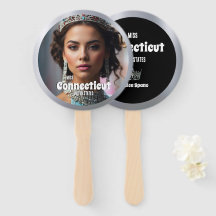 Pageant Fan Wavers | Silver Shine Set of 10 Fans