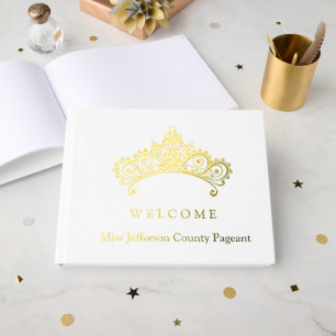 Pageant Foil Guest Book
