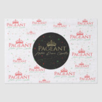 Pageant logo Christmas pattern
