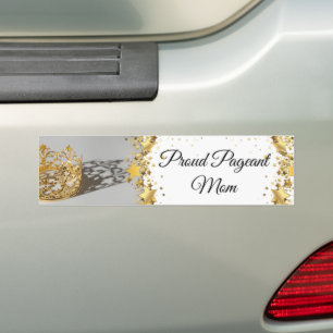 Pageant Mum Bumper Car Magnet Sticker