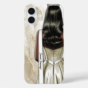 Pageant Phone Case Golden Sparkle Pageant Queen