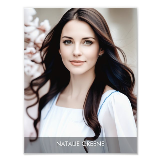Pageant Photogenic Photo Print Gradient Border (Front)