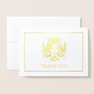 Pageant Queen Crown  Foil Card