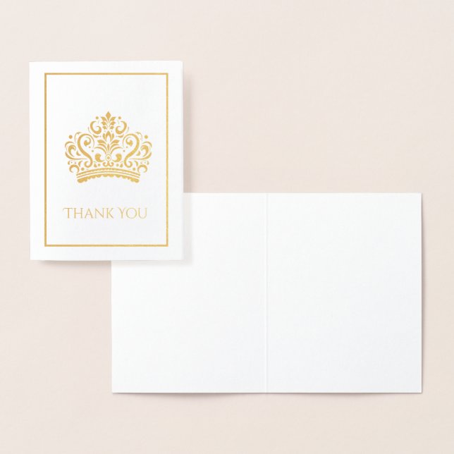 Pageant Queen Crown  Foil Card (Display)