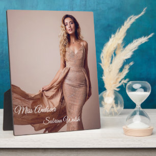 Pageant Queen Plaque