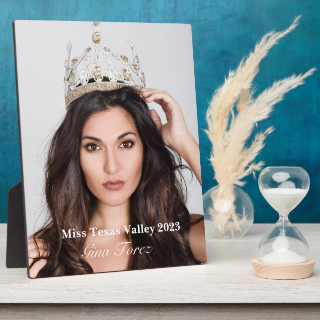 Pageant Queen Plaque (Side)