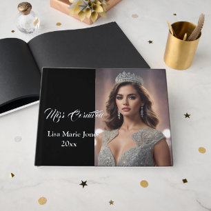 Pageant Queen Real Foil Guest Book