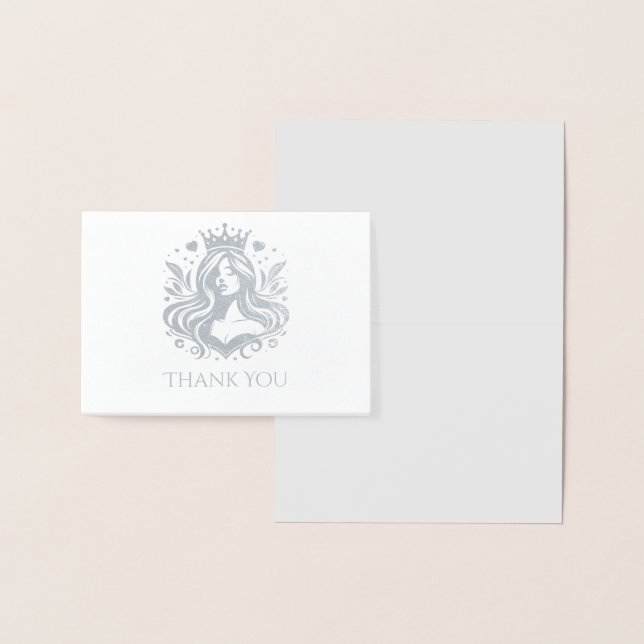 Pageant Queen Thank You Card (Display)