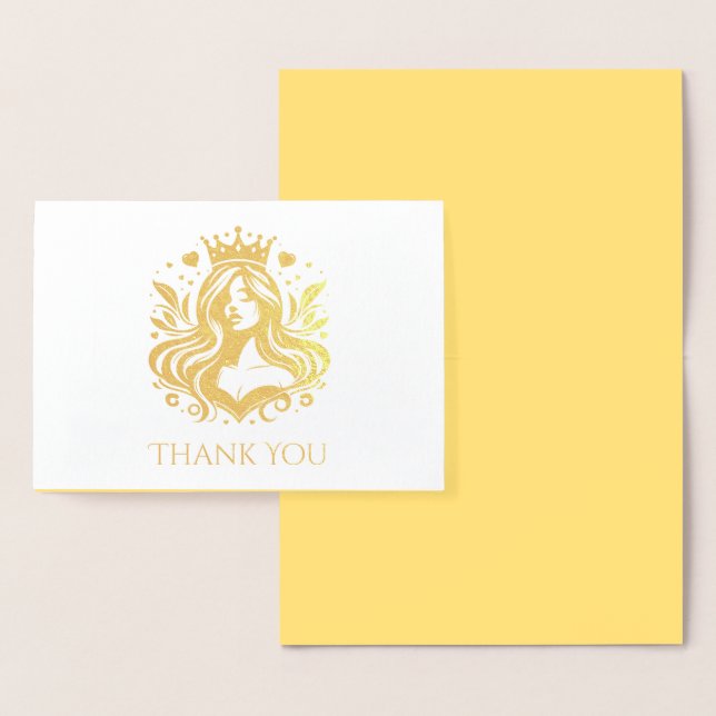 Pageant Queen Thank You Card (Display)