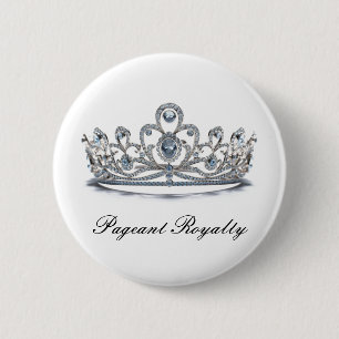 Pageant Royalty Button Pin