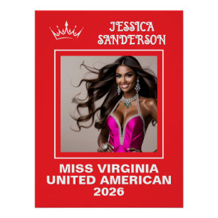 Pageant Send-Off Titleholder Door Poster