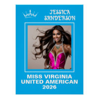Pageant Send-Off Titleholder Door Poster