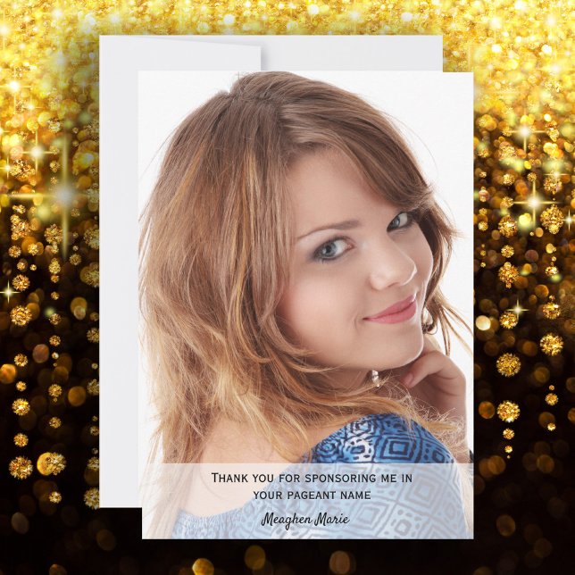 Pageant Sponsor Photo Thank You (Creator Uploaded)