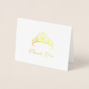 Pageant Tiara Thank You Card
