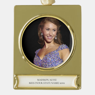 Pageant Winner Photo Ornament