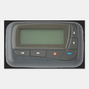 Pager Rectangular Stickers