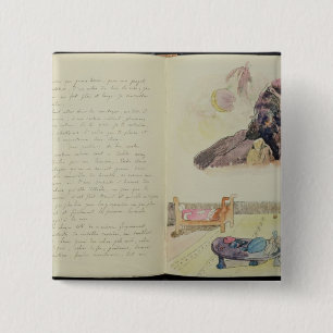 Pages from 'Noa Noa', 1893-94 15 Cm Square Badge