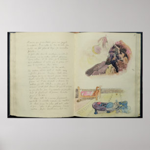 Pages from 'Noa Noa', 1893-94 Poster