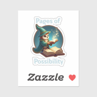 Pages of Possibility - Cute Wizard Owl