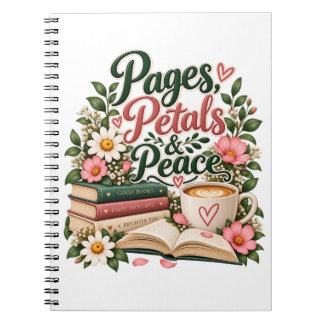 Pages Petals and Peace Floral Book