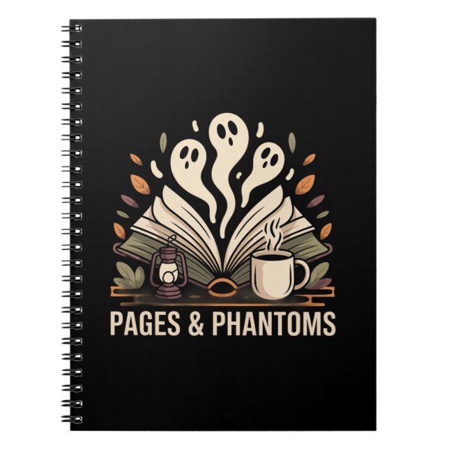 Pages & Phantoms Cosy Reading Journal (Front)