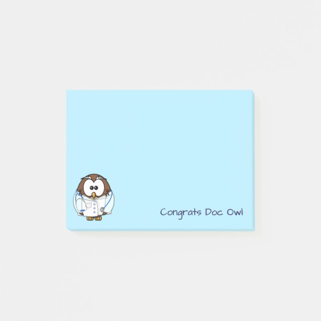 paging new doc owl post-it notes (Front)