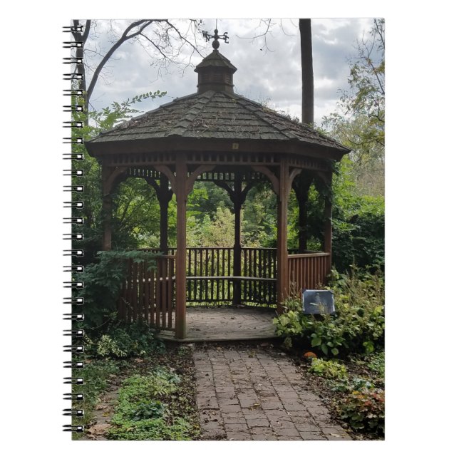 Pagoda at Poole Forge Park Notebook (Front)