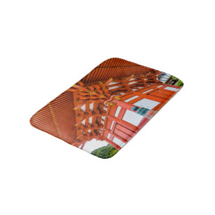 Pagoda bottom up perspective, Miyajima Bath Mat