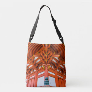 Pagoda bottom up perspective, Miyajima Crossbody Bag
