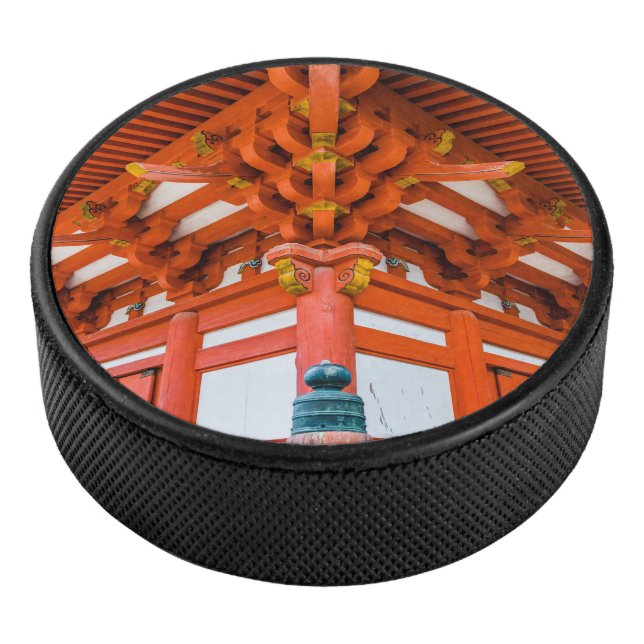 Pagoda bottom up perspective, Miyajima Hockey Puck (3/4)